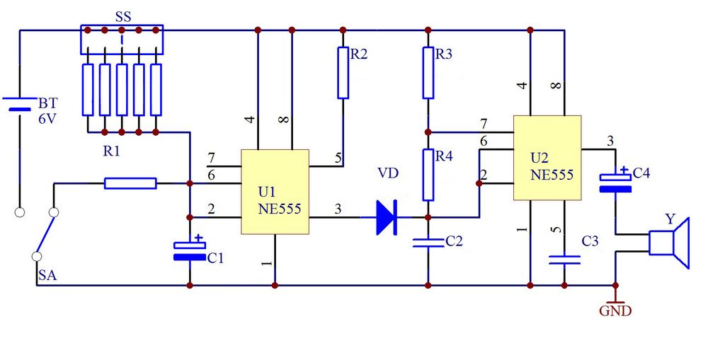 ne555焊接实物图图片